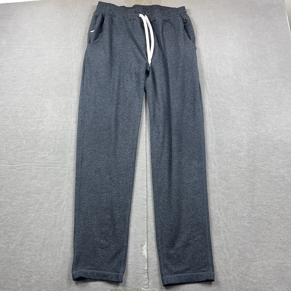 Vuori Pants Mens Large Ponto Performance Joggers Gray Athletic Stretch V418